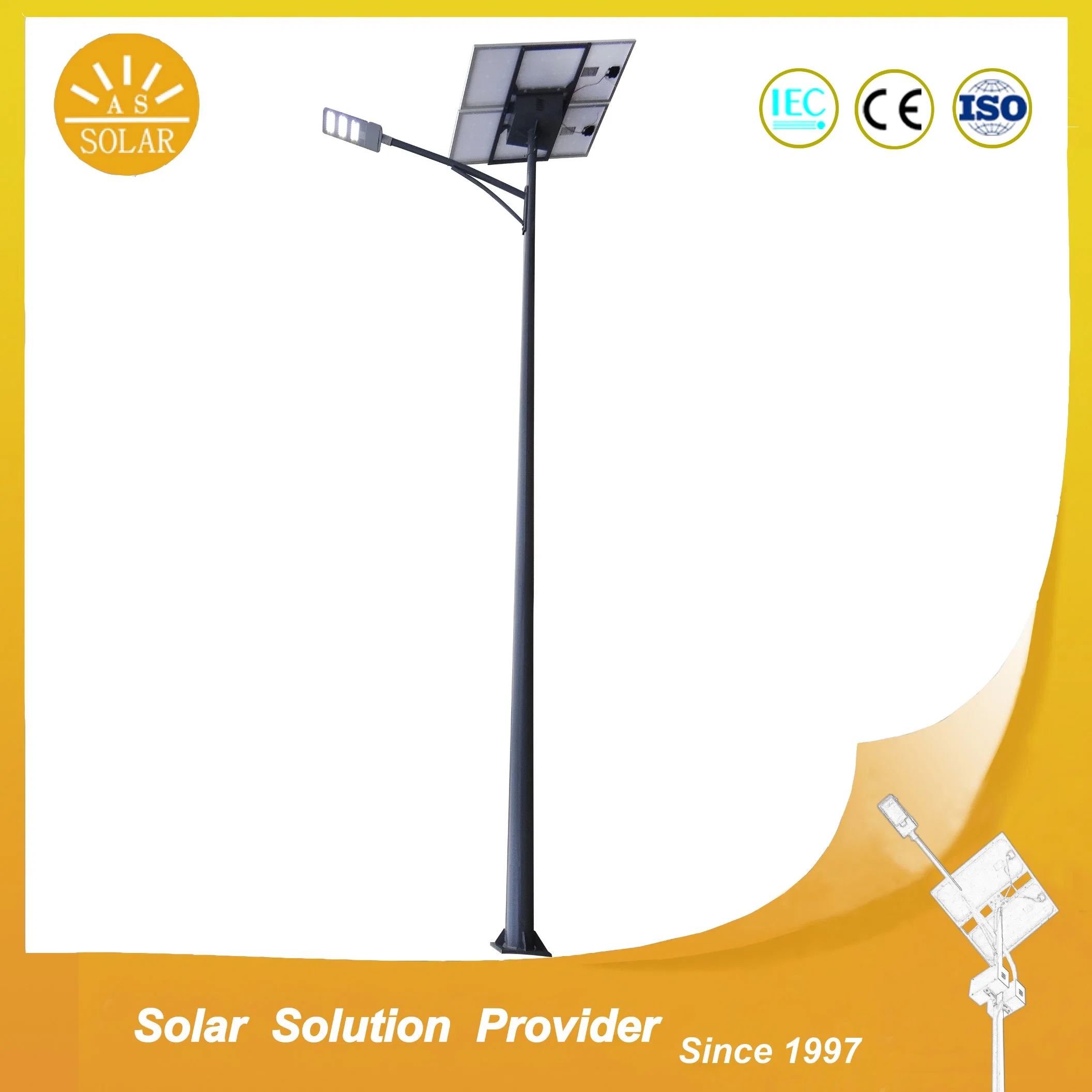 LED Solar Panel Power All in One Street Solar Lights Super LED Lighting for outdoor