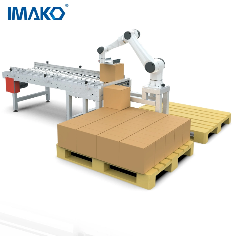 Automatic Robot Palletizer Diaper Napkin Pads Carton Case Packing Stacking Machine