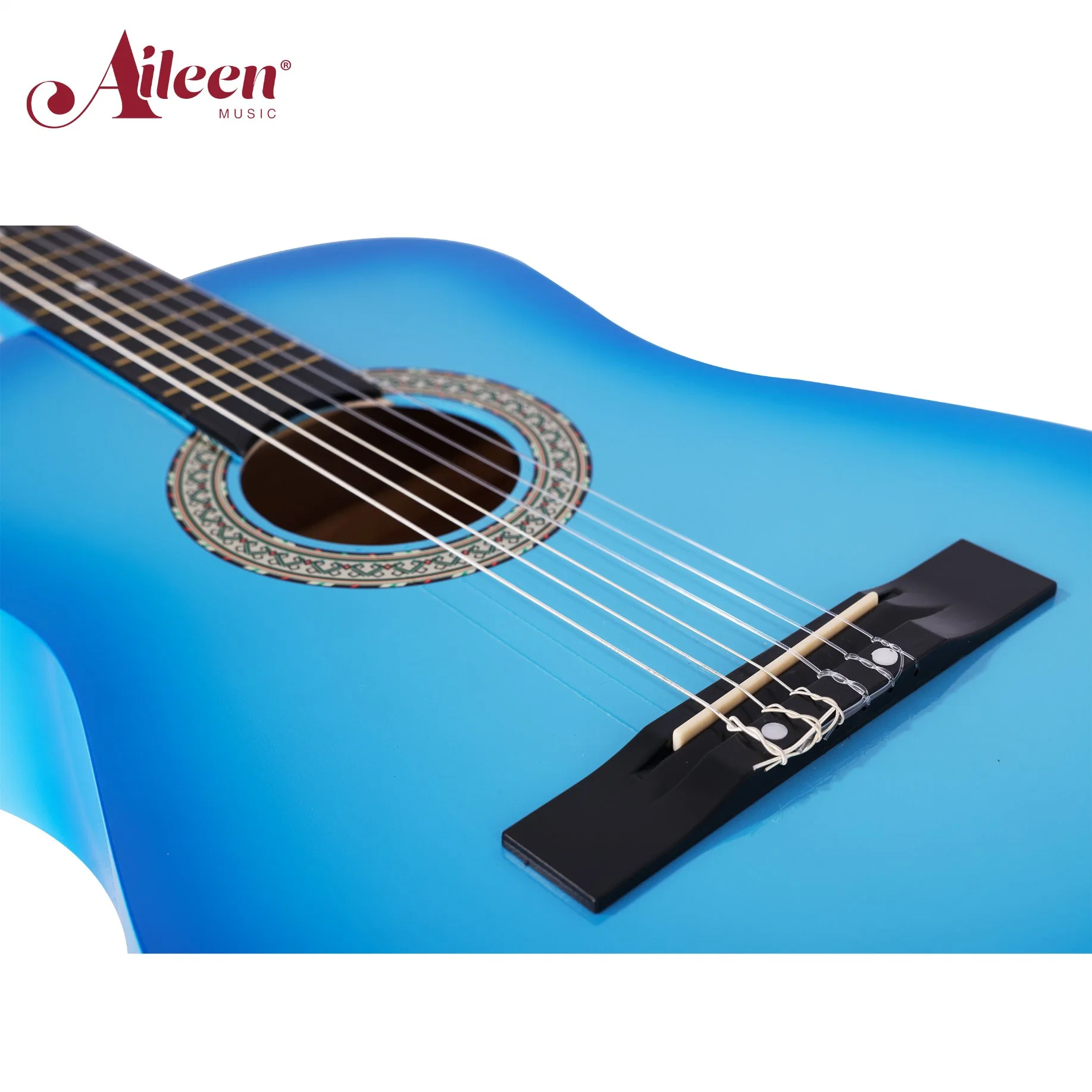 30-39 polegadas Linden Corpo de contraplacado aluno guitarra clássica com ABS Fingerboard (AC001L)