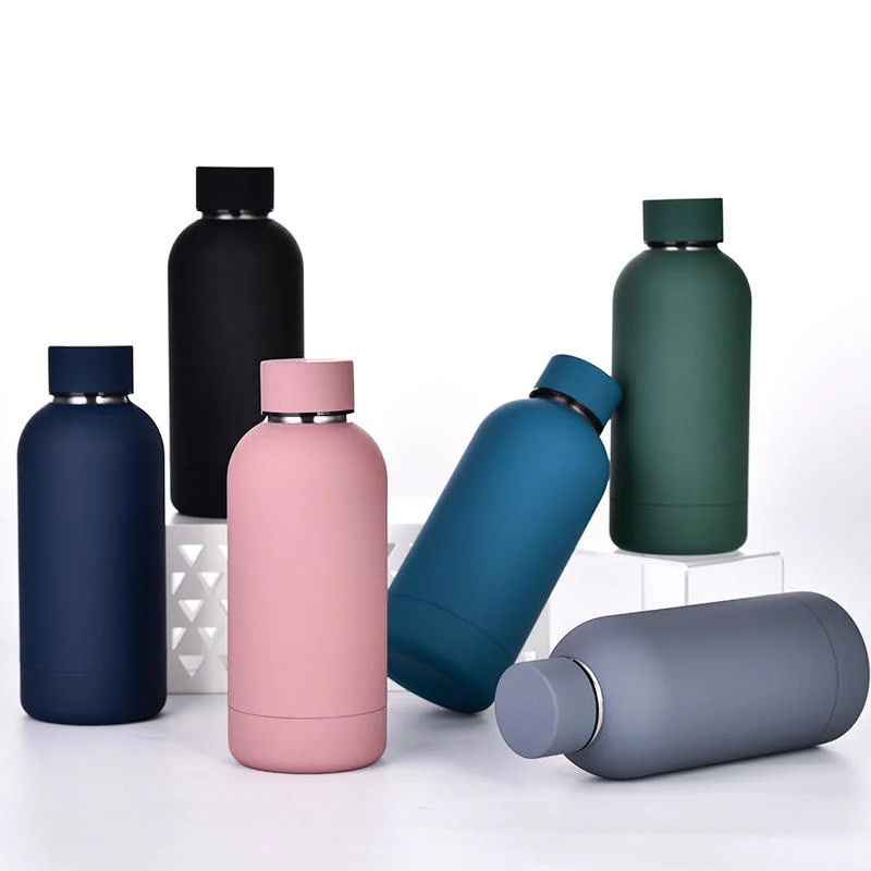 Small Mouth Stainless Steel Portable Water Bottle Travel Outdoor Sports Drinking Bottles