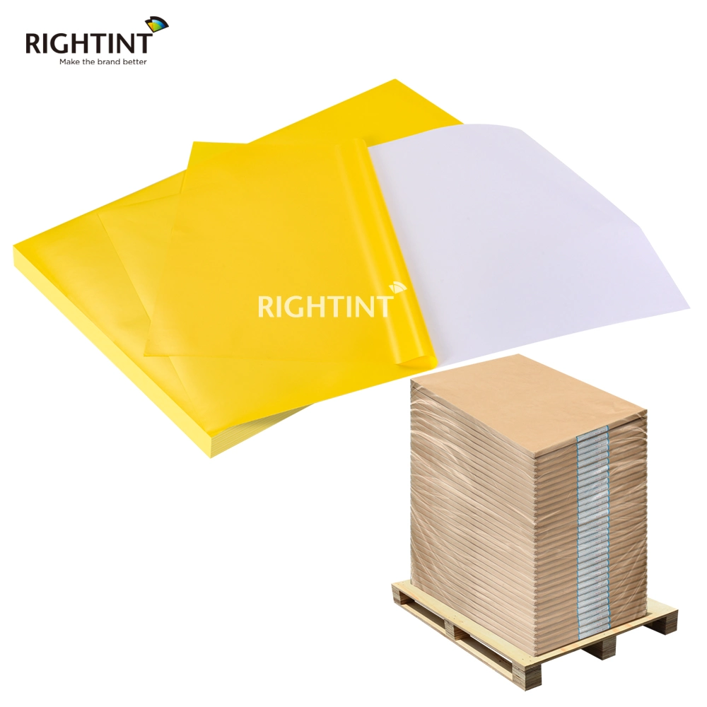 Carton PVC Rightint OEM Shanghai promotion gift sticker RT-Offset YS002 Yellow