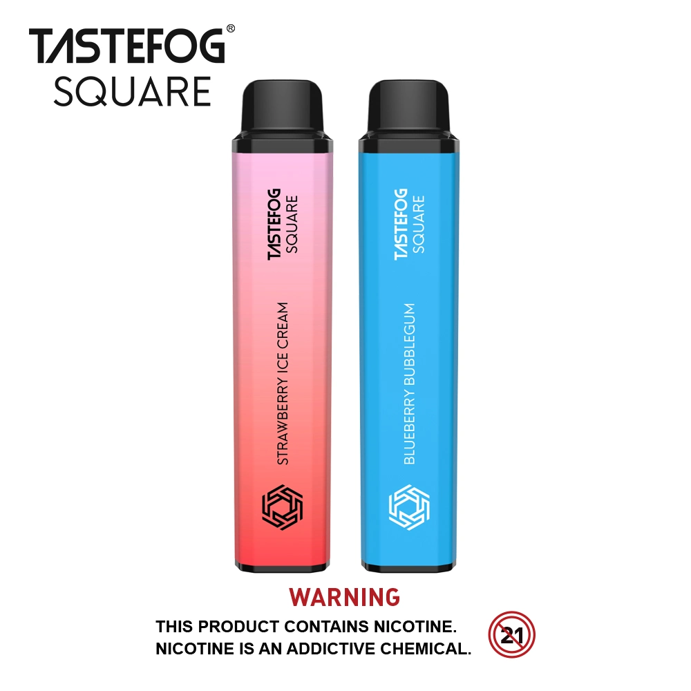 Tastefog Wholesale/Supplier 3500puffs Disposable/Chargeable Electronic Cigarette Square Disposable/Chargeable Vape Pen