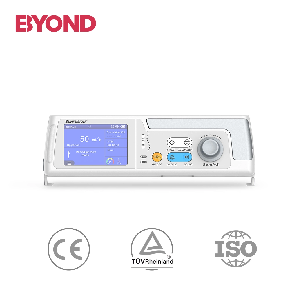 Byond Infusionspumpe Vet CE ISO 3,5 Zoll Farb-LCD Touchscreen