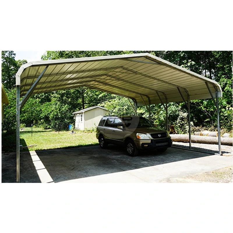 Carpa plegable portátil con estructura de acero para estacionamiento de vehículos