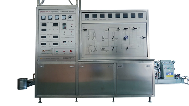 Equipamentos de extração de CO2 supercrítico de óleo à base de plantas