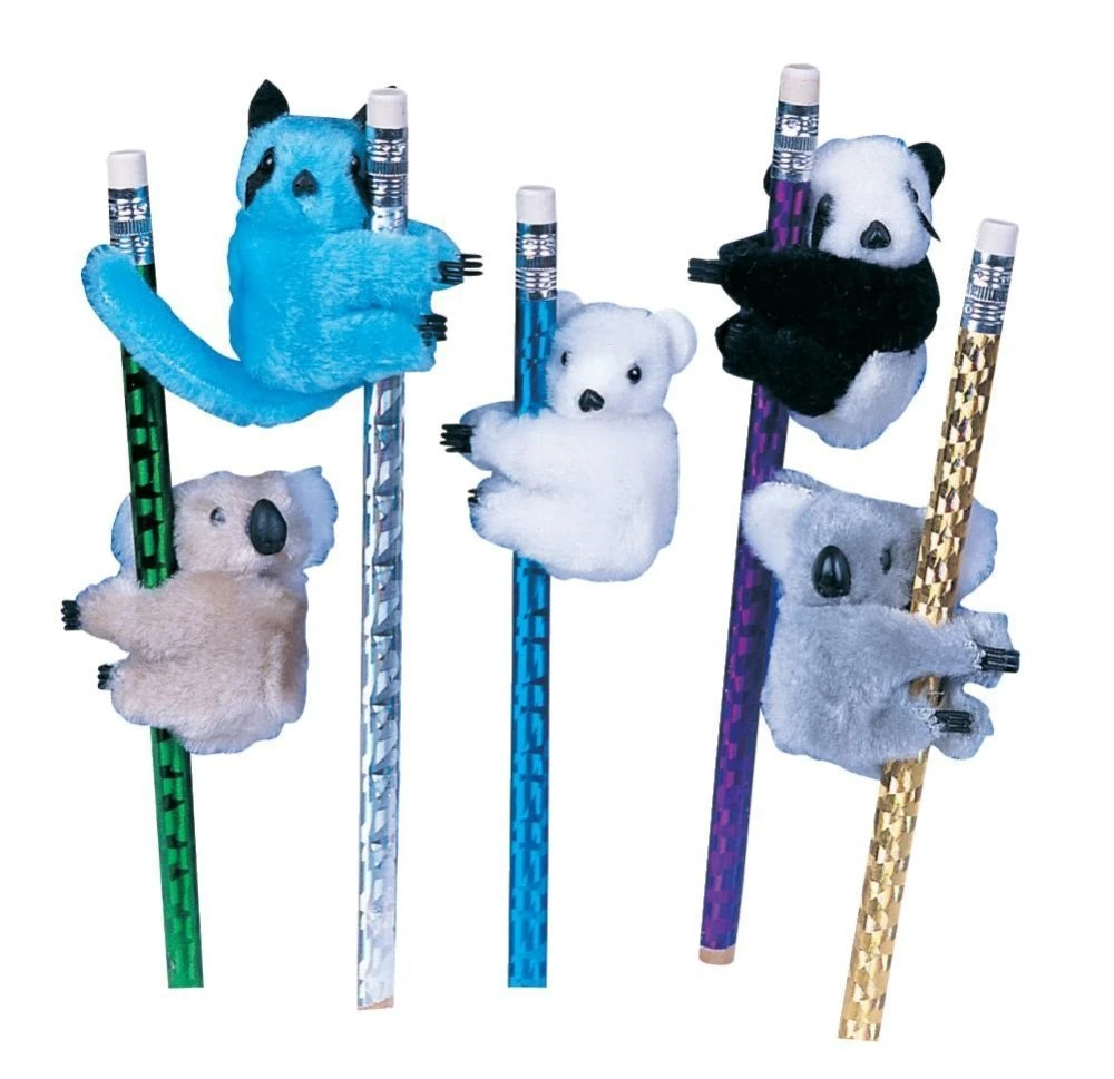 Mini Cute 5 Inch High Plush Toy Animal Series Clip Ballpoint Pen Doll