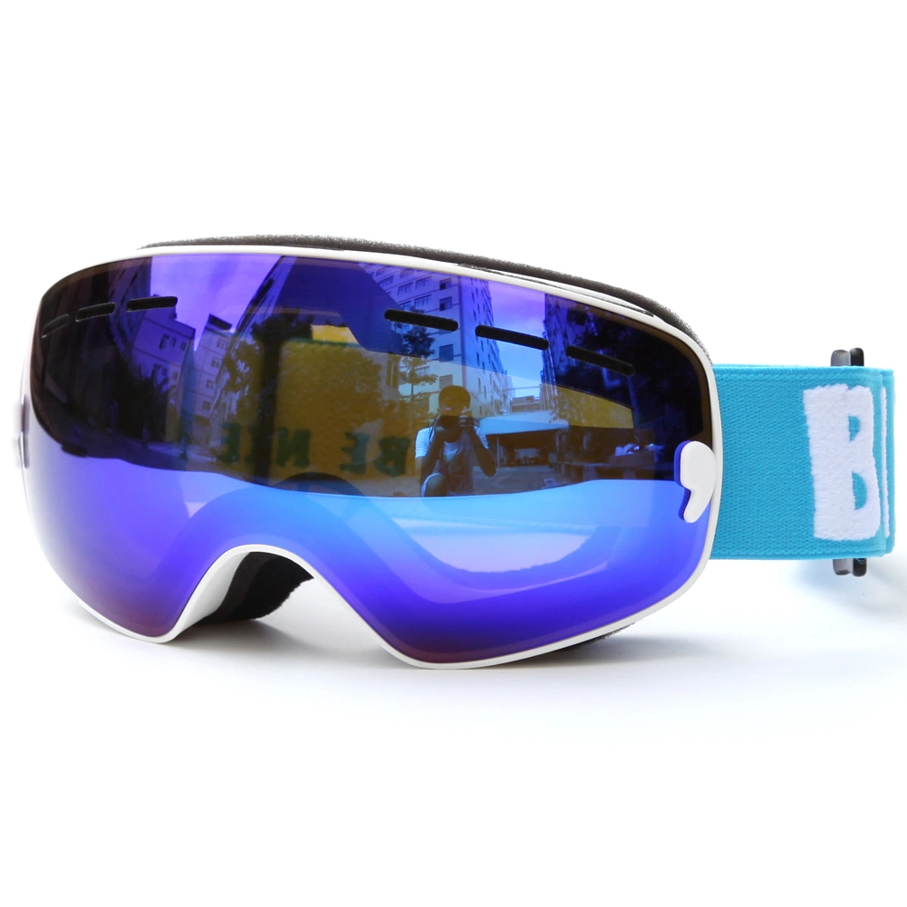 Double Layer PC Lens Ski Goggles Benice Snow Goggle Snow 4600 for Kid Customized Skiing Eyeglasses with Mirror Coating