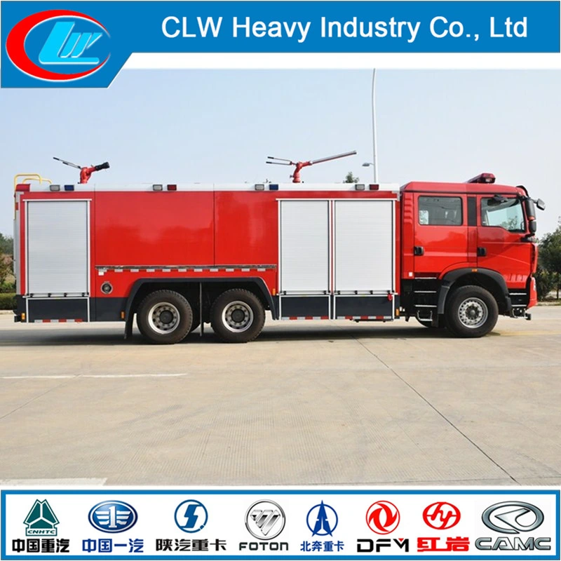 Sinotruck 10cbm Water Foam Fire Truck Rescue Pumper Fire Engine Fire Resuce Fighting Truck