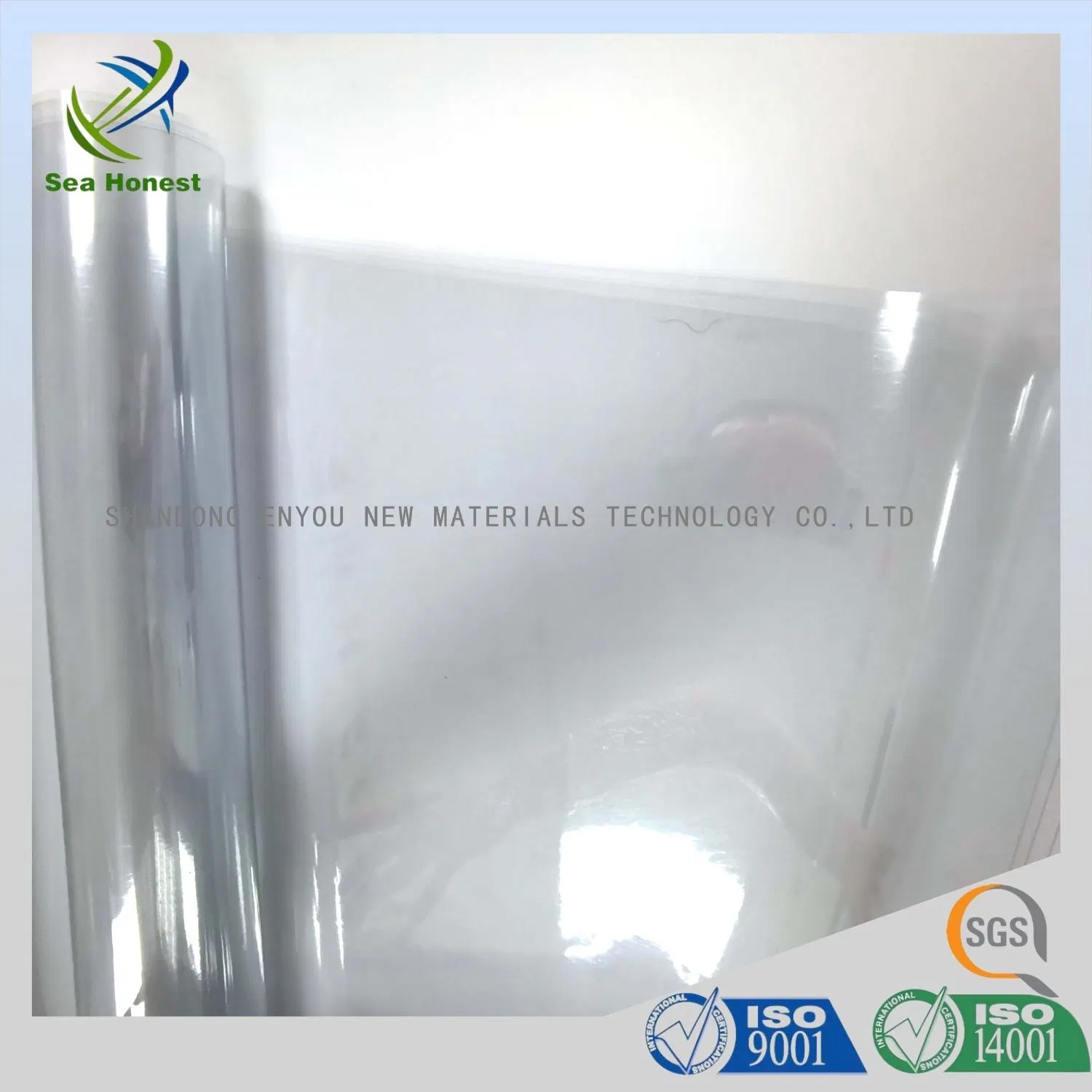 Super Clear Transparent Rigid PVC Plastic Sheets with PE Protective Film