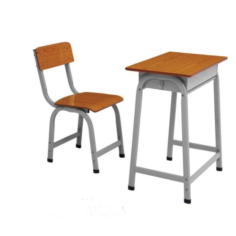 Single Student Desk Chair für Schule Klassenzimmer Möbel