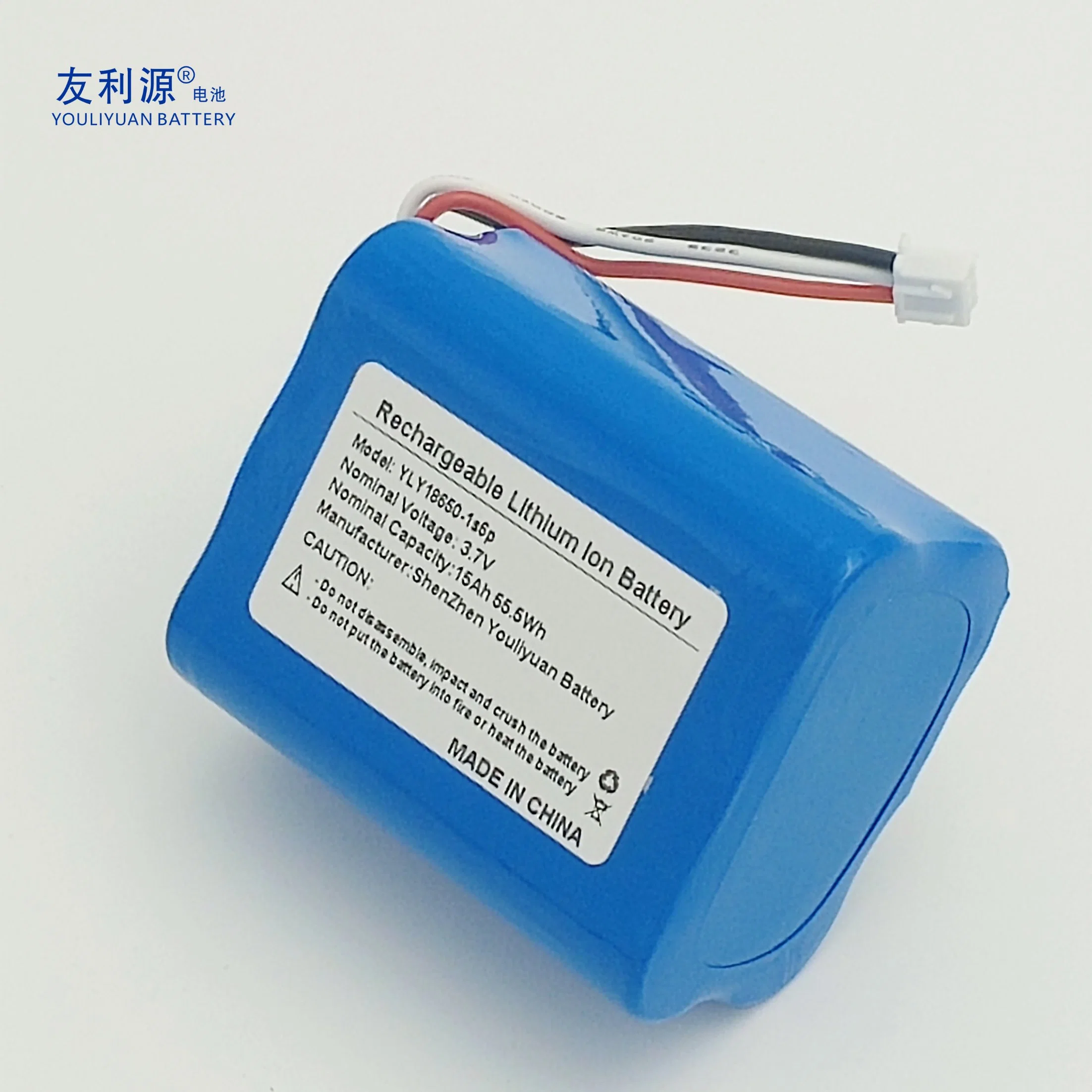 Cylindrique 18650 packs batterie 1s6p 3,7 V 15Ah batterie Lithium-ion Batterie cycle profond haute énergie pour l'appareil de l'ITO