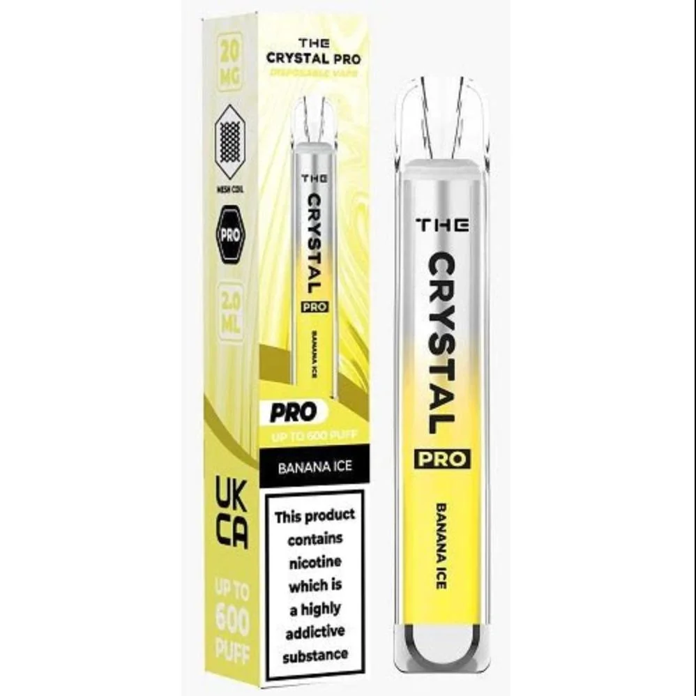 Tschechische Beliebte OEM SKEY Crystal pro Bar 600 Puffs Einweg Vape Device 2ml 0mg 20mg Nikotin elektrische Zigaretten Vaporizer Pen Vape