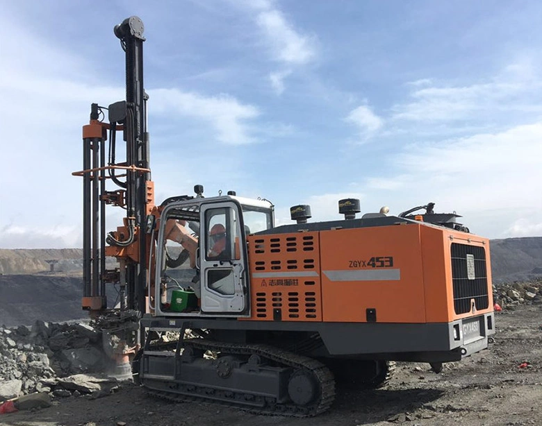 China Factory Brand New Hydraulic DTH Drill Rig Mine Shallow Hard Rock Drilling Machine for Blasting