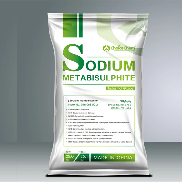Dyeing Grade Industrial Grade Food Grade Sodium Metabisulfite