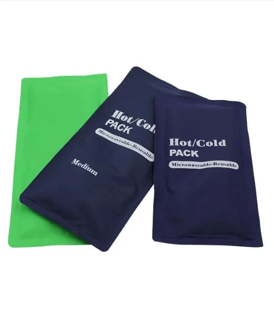 Personnalisés réutilisable chaude/froide Pad sac de glace Thérapie de la chaleur de l'aide d'abord Wrap Hot Cold Gel Pack pour soulager la douleur