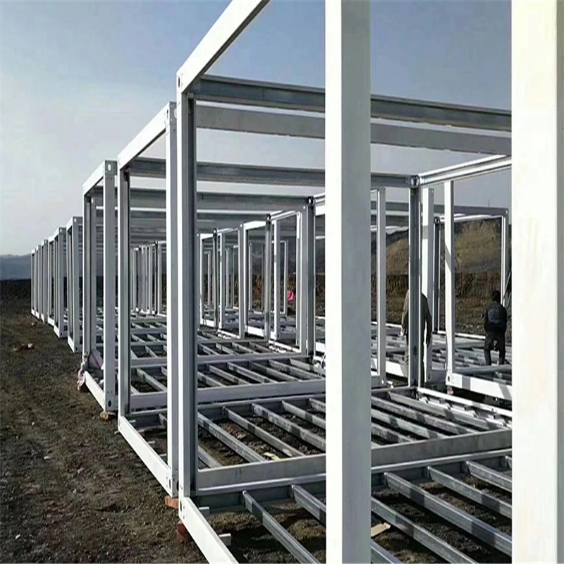 Estructura metálica modular prefabricado de acero de construcción de edificios de la casa Hotel Container