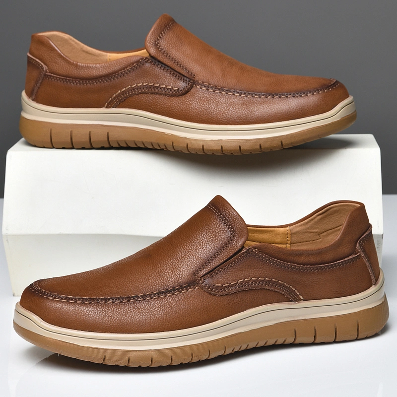 Casual Outdoor Shoes 38-44 Khaki Light Brown for Men