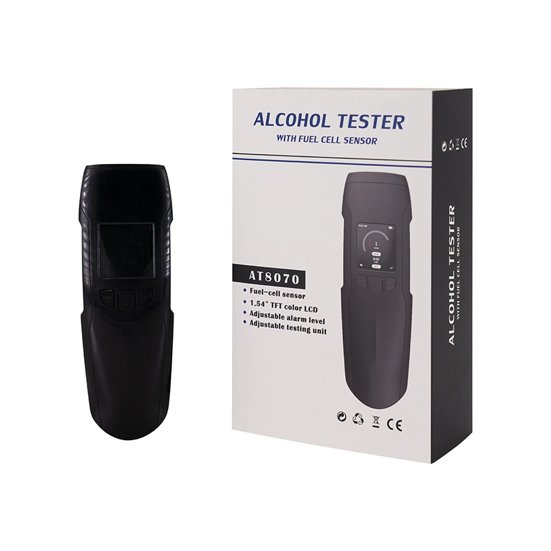 Fuel Cell Breathalyzer Liquor Content Detector Portable Alcohol Percentage Tester