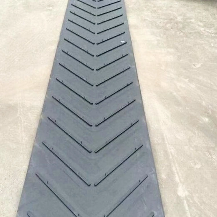 Rubber Chevron Pattern Ribbed Conveyor Belts