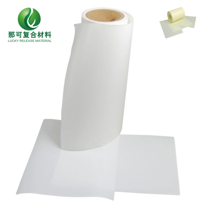 Water Glue Yellow Liner Paper High Glossy Adhesive Sticker Glassine Liner Paper