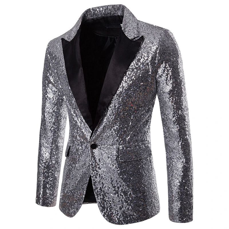 Top Quality Sequin Mens Business Suits