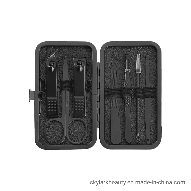 2023 Wholesale Black Nail Care Tools Manicure Set