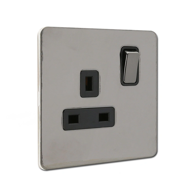 13A 1gang Switched Double Pole with USB Port Electrical Wall Socket