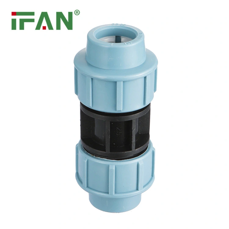 Ifan Blue PP Compression Fitting 20-110mm Elbow Tee Pn25 HDPE Pipe Fitting