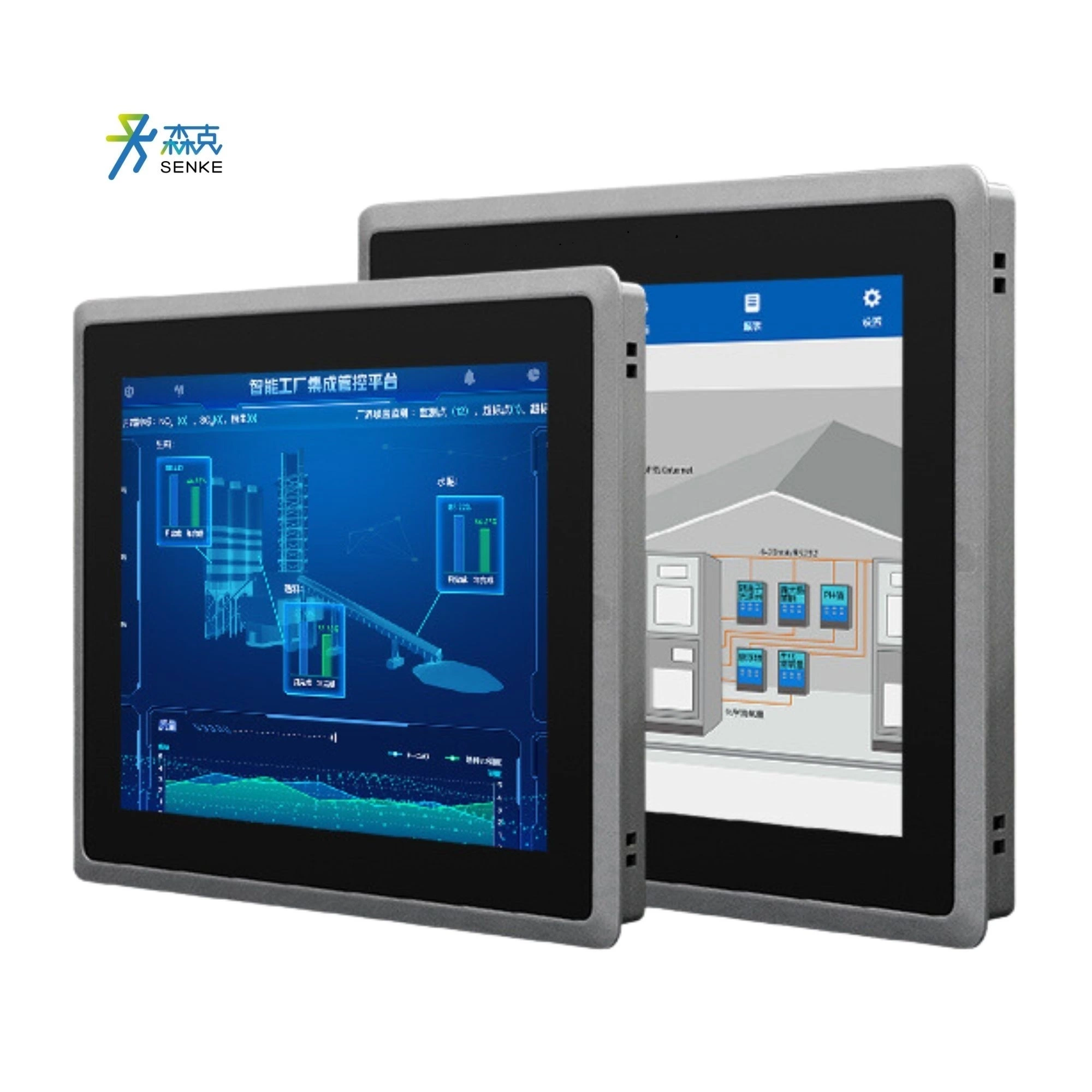 Senke 15" Touch Screen para montagem em parede Painel de tela industrial PC Computador com ecrã táctil para PC industrial