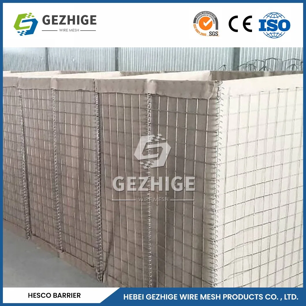 Gezhige Flood Fighting Galvanized Hexagonal Wire Mesh Gabion Factory Polypropylene Reinforced Gabion Bag China Easy Install Explosion-Proof Wall Gabion Net