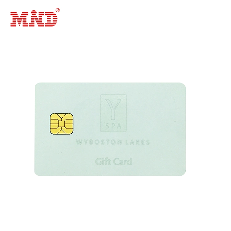 Printable ISO 7816 PVC Contact Cards Chip Smart IC Card