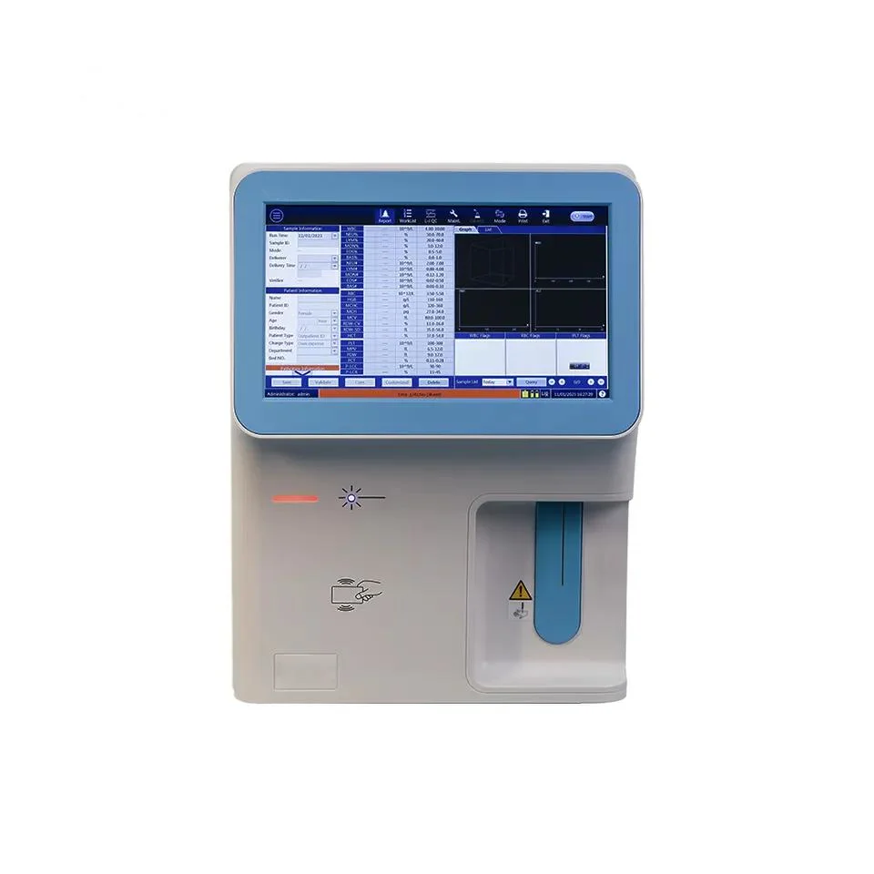 Laboratory 14 Inch 60 T/H Screen 5 Part Hemaotlogy Analyzer