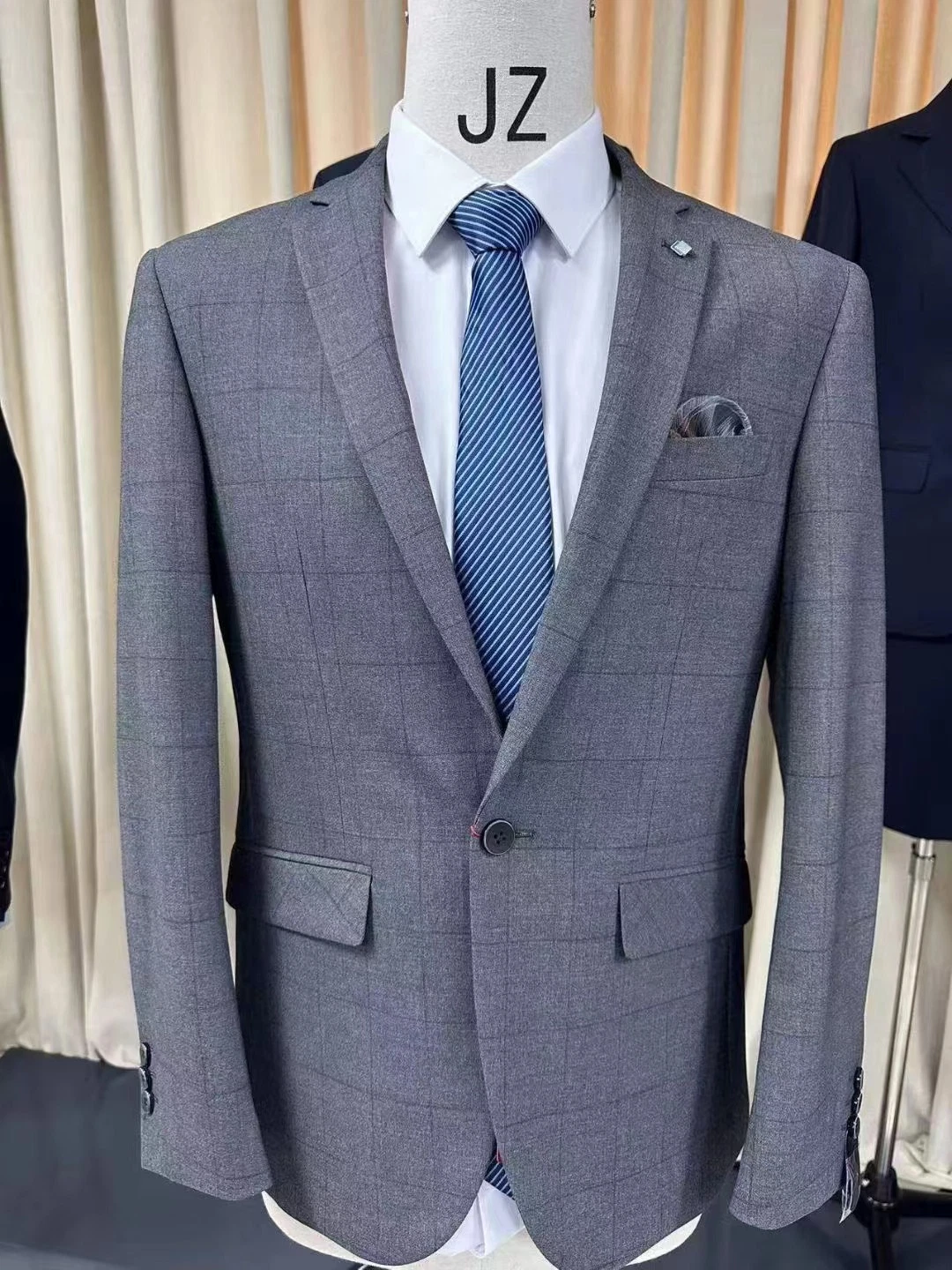 Office Workwear Classic suit Homme Manteau pantalon