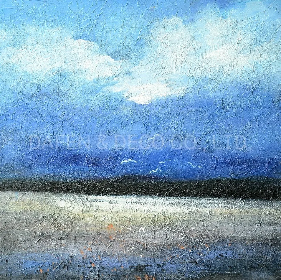 Landscape 2019 New Design (DSC_4995) Handmade Oil Painting Wall Decorative Art