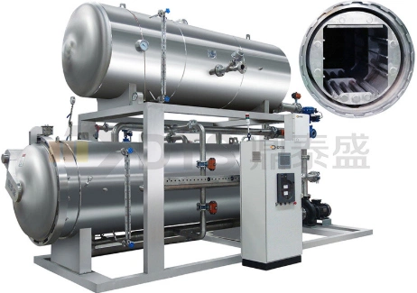 Quality Performance Water Immersion Retort/Autoclave for Foods and Beverages in Pouches