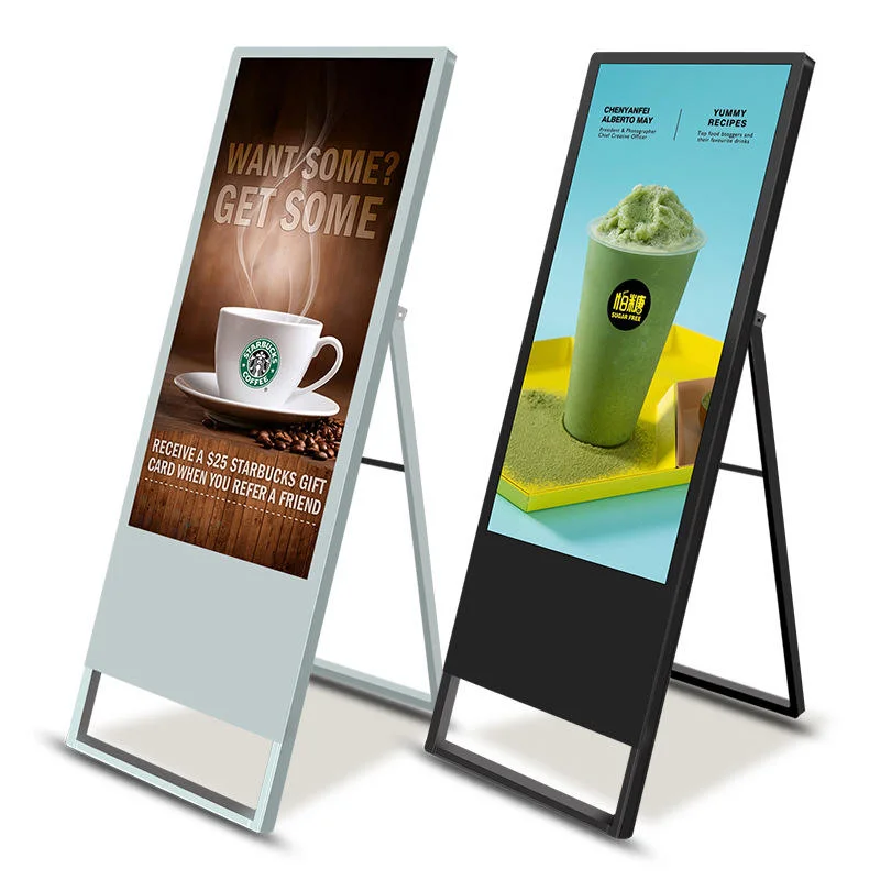 Ecran portable Android/Windows WiFi/LAN Publicité LCD HD Affichage dynamique Moniteur