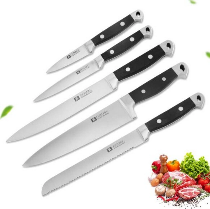 Kitchen Supplies Stainless Steel Chef Knife Fruit Knife 5 Pieces Knife Set