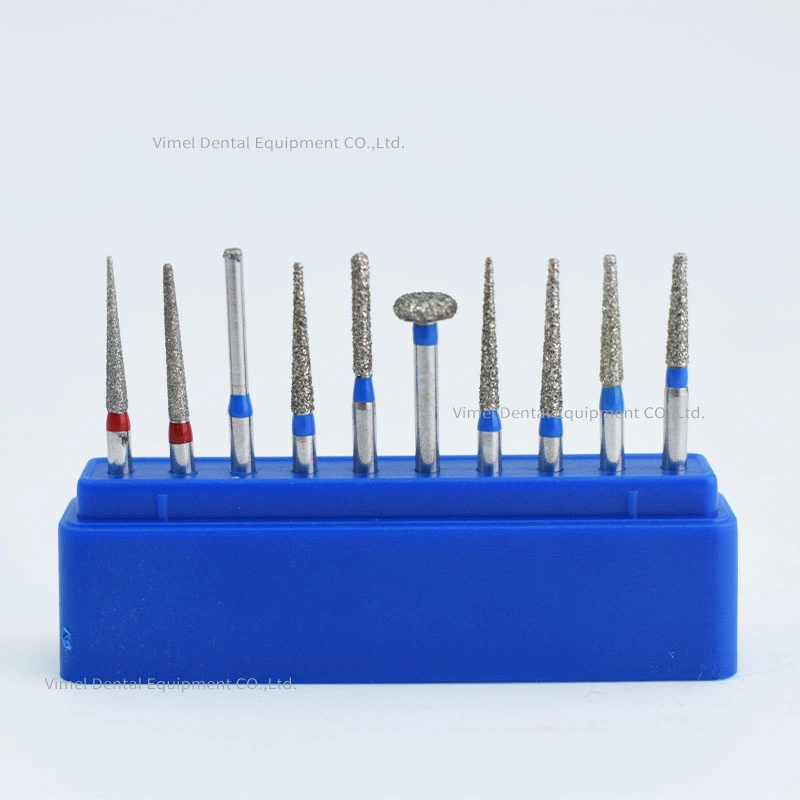 Dental Emery Needles High-Speed Handpiece Tooth Preparation Needle Crack Drill Ball Inverted Cone Wear-Resistant Crown-Breaking Polishing Grindin