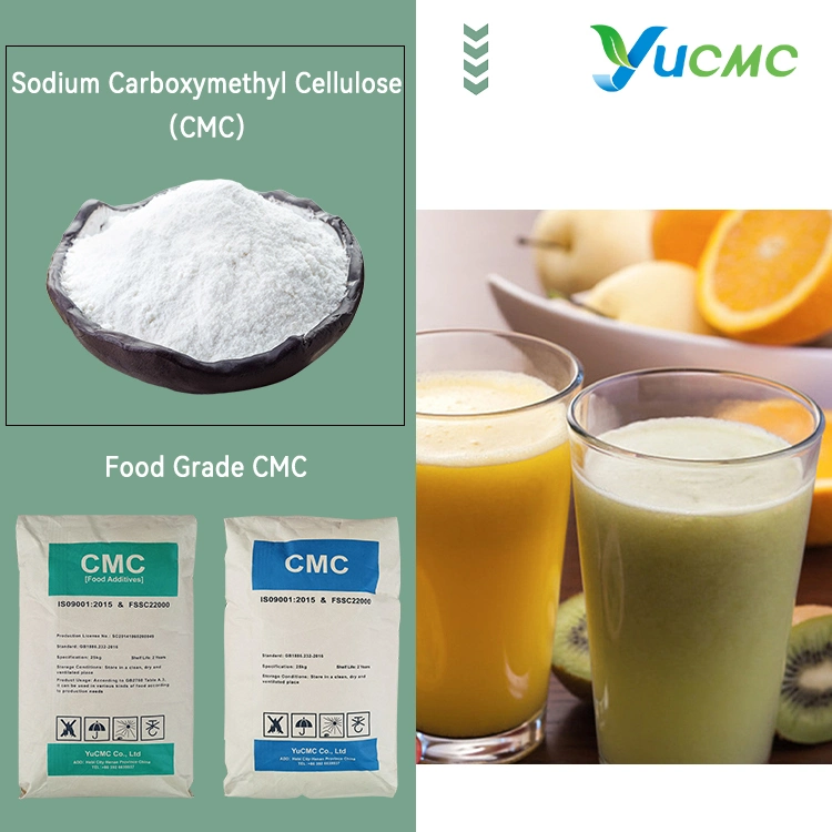 Yucmc in Baking Producers Carboxymethylcellulose USP Additive Food Stabilisers Sodium Carboxymethyl Cellulose CMC