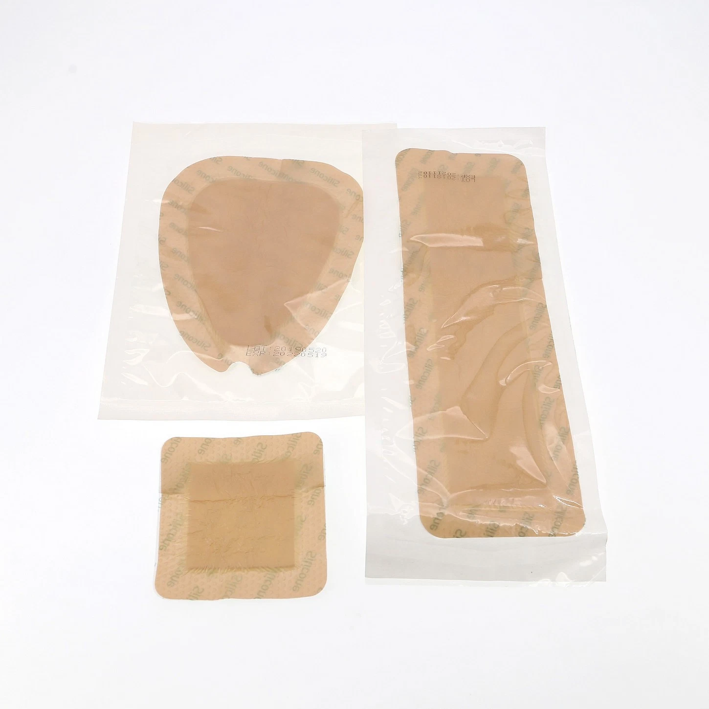 Surgical Disposable Waterproof Anti-Allergy Sterile High Absorbent Silicone Foam Dressing with CE/ISO
