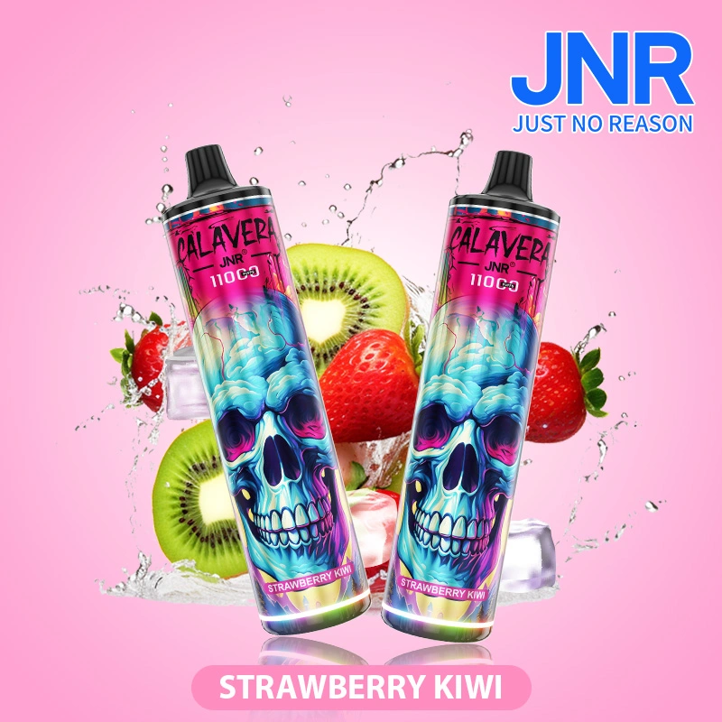 Original Jnr Calavera 11000 Puffs RGB Disposable/Chargeable Vape Pen 21ml Fruit Flavor E-Liquid Rechargeable Adjustable Airflow E Cigarette