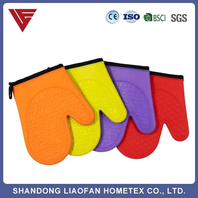 Customized Print Cheap Cotton Oven Mitten Oven Glove Mitts