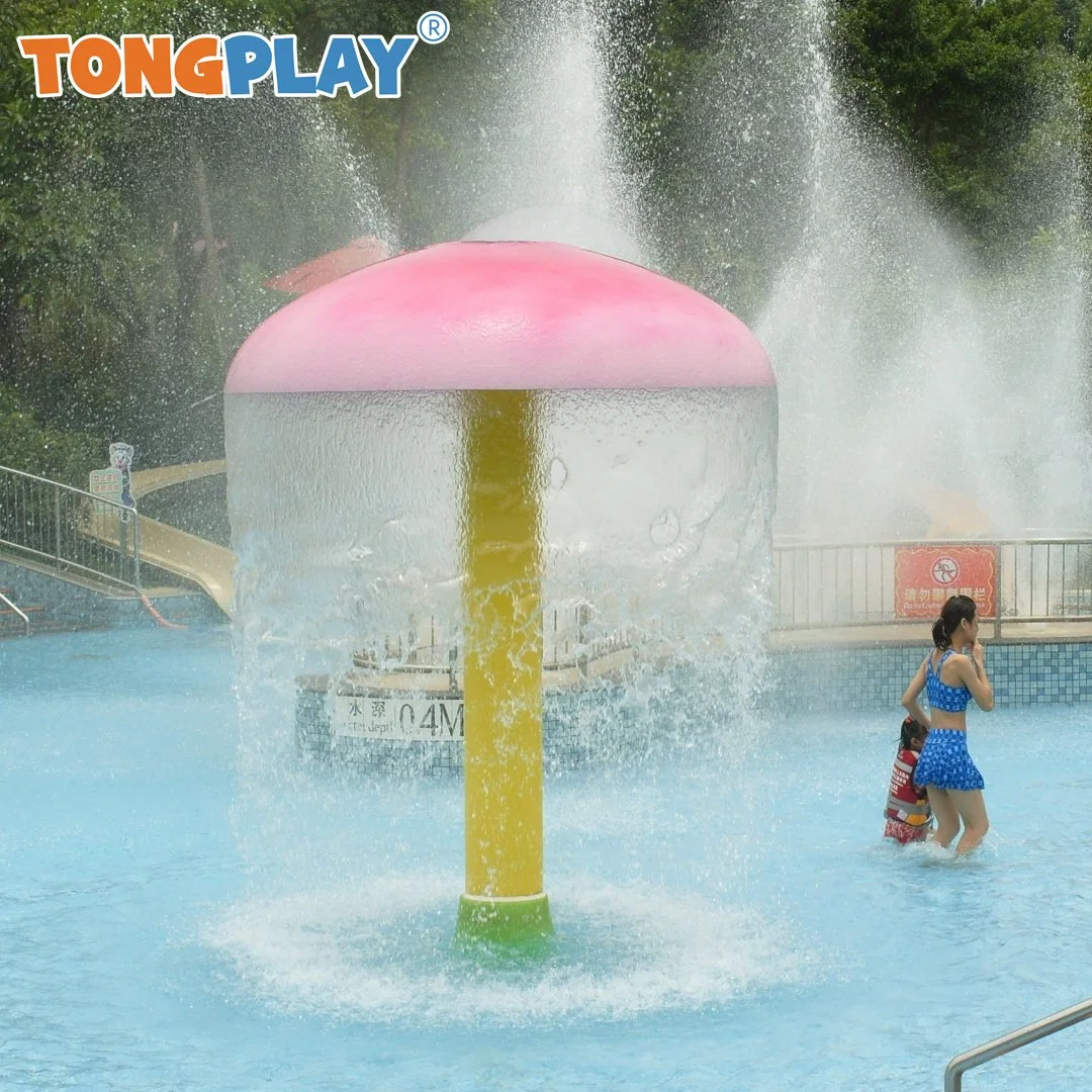 Piscina Almofada Splash Water Park Mushroom jato de água em spray de água para as crianças