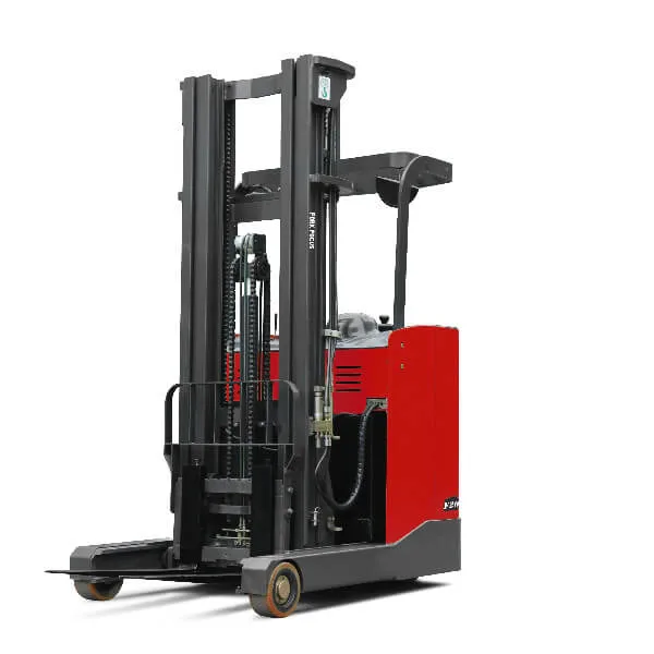 Stand up Reach Truck Warehouse Equipment 2.5t Forkfocus in Narrow Aisles and Smaller Space