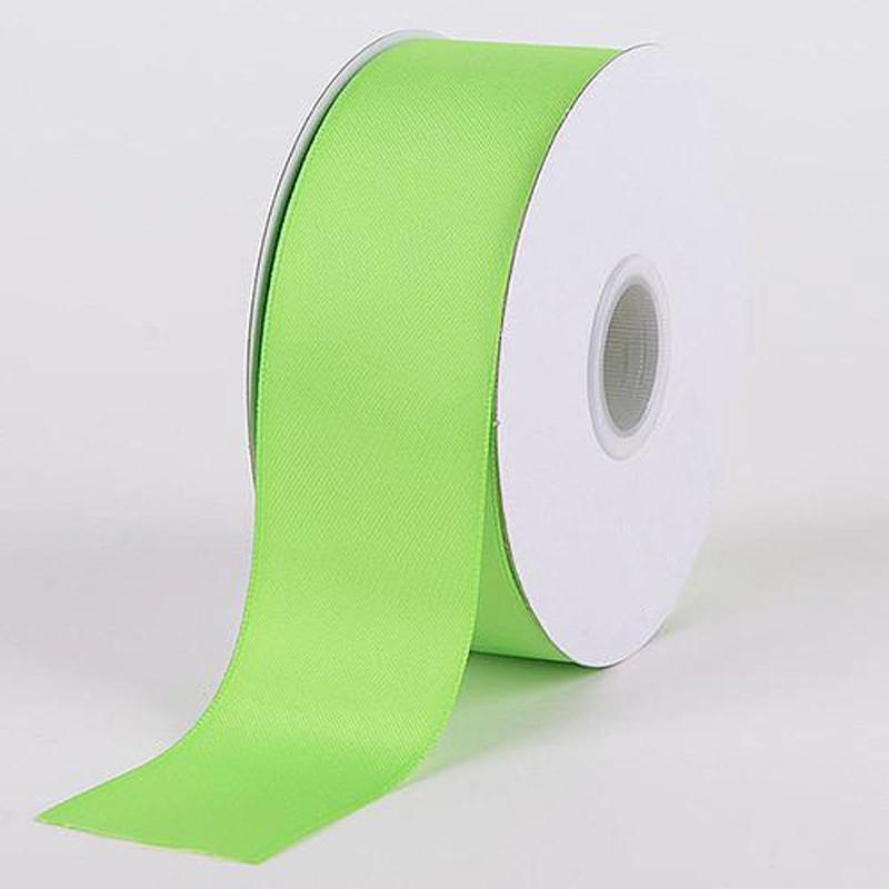 Customized Wholesale/Supplier Stock Plain Color Polyester Grosgrain Satin Wrapping Ribbon for Gift Packing