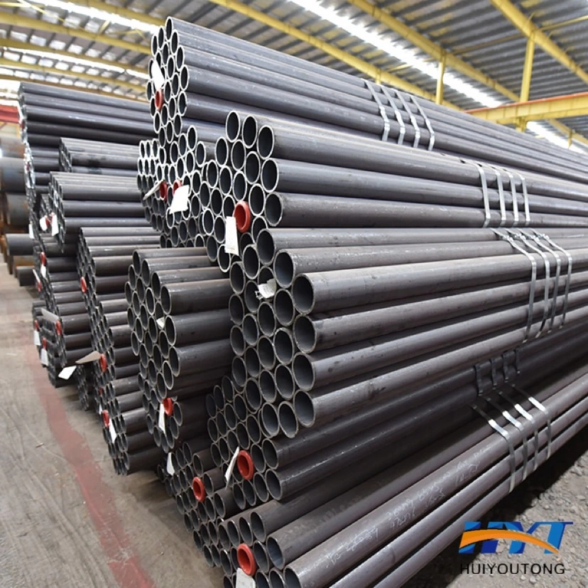 Carbon 4 1/2inch Size Steel Pipe and Carbon Tube Hollow Section Iron Pipe for Construction