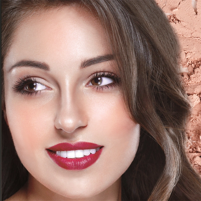 Tlm maquillaje de base mineral Powder Puff polvos compactos se enfrentan a la cobertura completa de la Piel Maquillaje y polvos de verificación de la Fundación OEM