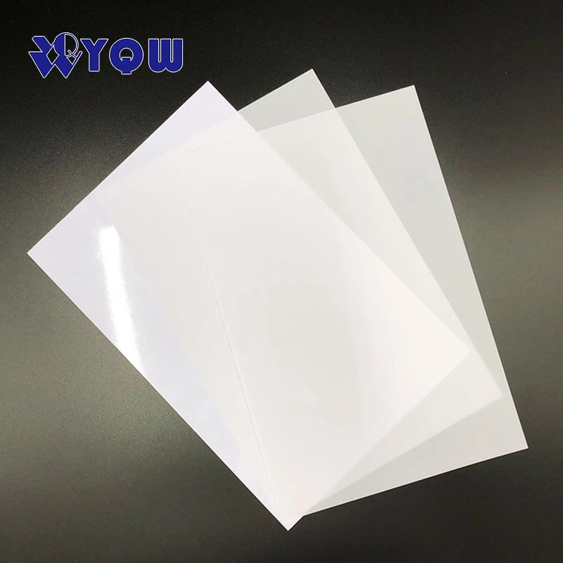 Blank White Plastic PVC ID Card Printing Material 200X300mm