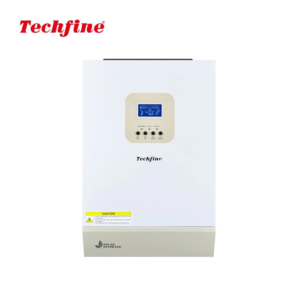 Techfine 10kVA Energy Solar System Pure Sine Wave Power Hybrid Solar Inverter