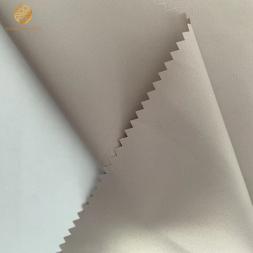 Hight Density 0.1cm Ripstop Polyester Fabric for School Uniform